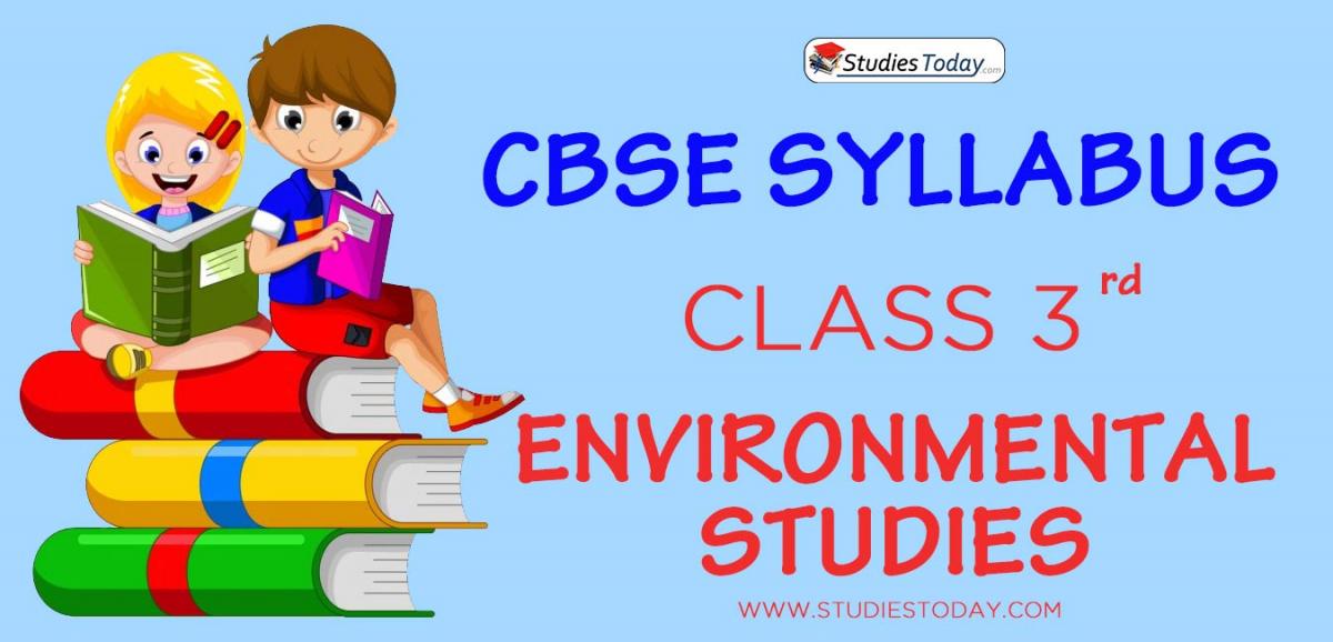 Cbse Class 3 Syllabus For Environmental Studies